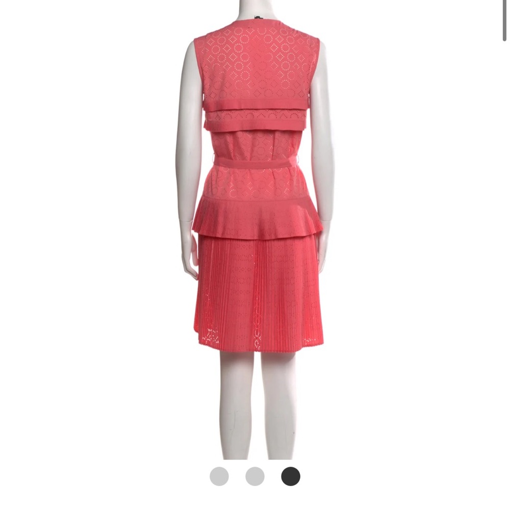 NWT Gorgeous Paule KA crewneck mid length designer pleated dress - Picture 15 of 15